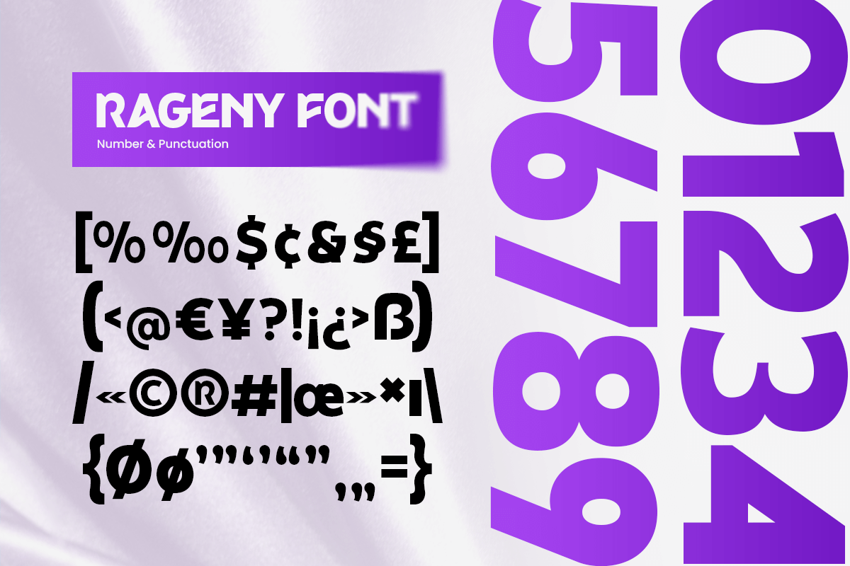 Rageny - Unique Modern Sans Font, a Sans Serif Font by TokoPress (Photo 10 of 14)
