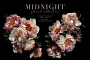 Midnight Floral Clip Art Collection, an Object Graphic by Eclectic Anthology (Thumbnail 6 of 14)