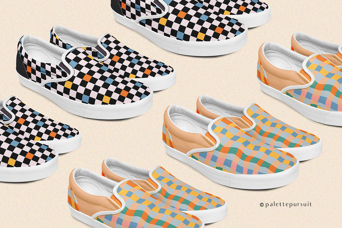 Retro Spring Vector Pattern Set, a Pattern Graphic by Palette Pursuit (Photo 12 of 13)