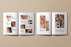 Jewelry Fashion Lookbook Brochure