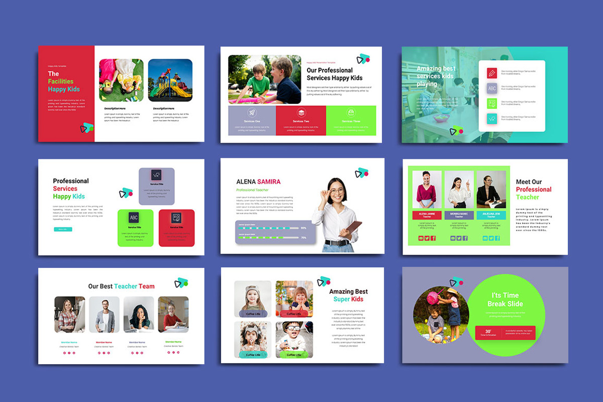 Kids Powerpoint Template, a Presentation Template by yanindesign (Photo 3 of 5)