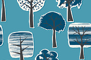 Vector Set of Winter Trees, a Pattern Graphic by alexmakarova (Thumbnail 4 of 4)