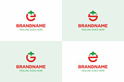 Letter E G S Z Tomato Logo Set, a Branding & Logo Template by Pray Art Design Studio (Thumbnail 1 of 2)