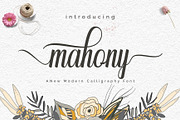mahony script, a Script Font by Raseuki (Thumbnail 1 of 12)