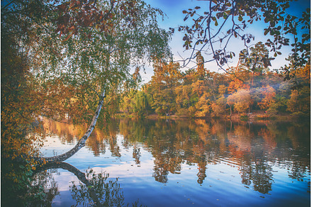 Autumn beautiful lake, a Nature Photo by Nature and travel