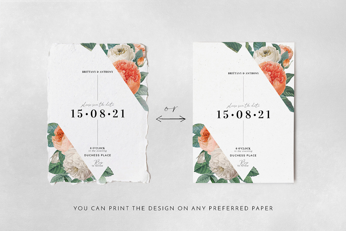 Blush & White Rose Wedding Suite, an Invitation Template by BlueRobinDesignShop (Photo 13 of 15)