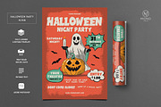 Halloween Party Flyer, a Flyer Template by monogrph (Thumbnail 1 of 4)
