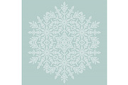 Round Vector Snowflake With Abstract, an Object Graphic by FineArtStudio (Thumbnail 1 of 3)