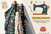 Hand-Drawn Sewing Collection, an Object Illustration by Irina Ostapenko (Thumbnail 1 of 10)