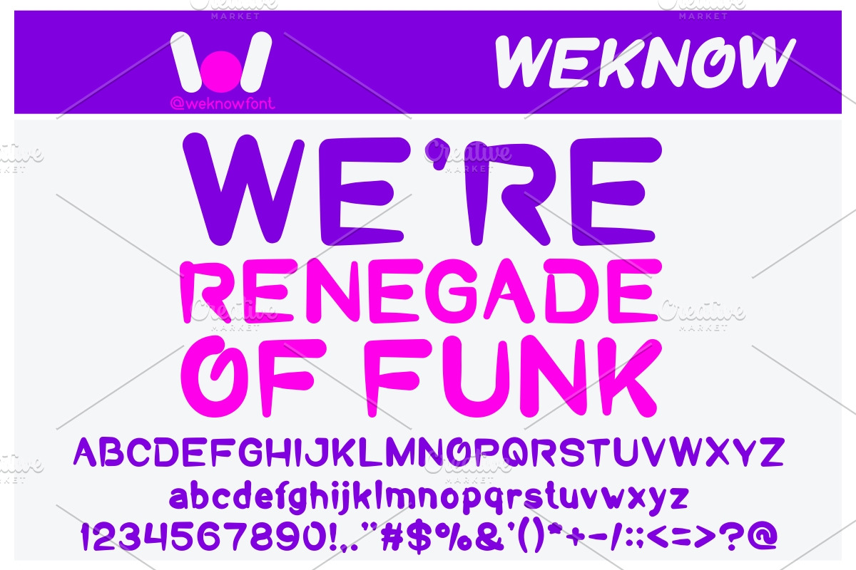 take and give font, a Font by weknow (Photo 3 of 5)