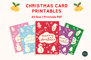 Snowy Christmas Doodles Printables