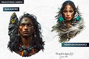 Maori Atua gods Clipart, Polynesian, a Person Illustration by ThatsDesignArt (Thumbnail 6 of 10)