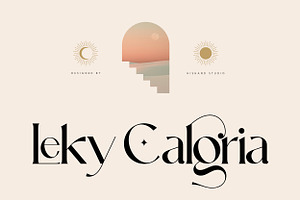 Leky Calgria Elegant Serif