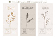 OAT Labels. Vector & PSD Design Kit, a Templates & Theme by Lumitar (Thumbnail 7 of 9)