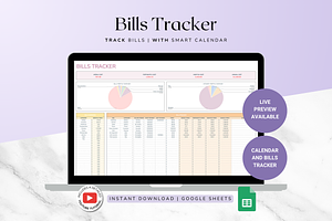 Bills Tracker - Pastel