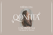 QONITTA, a Serif Font by zamjumps (Thumbnail 1 of 11)