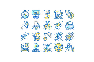 financial freedom money business, an Object Illustration by pikepicture