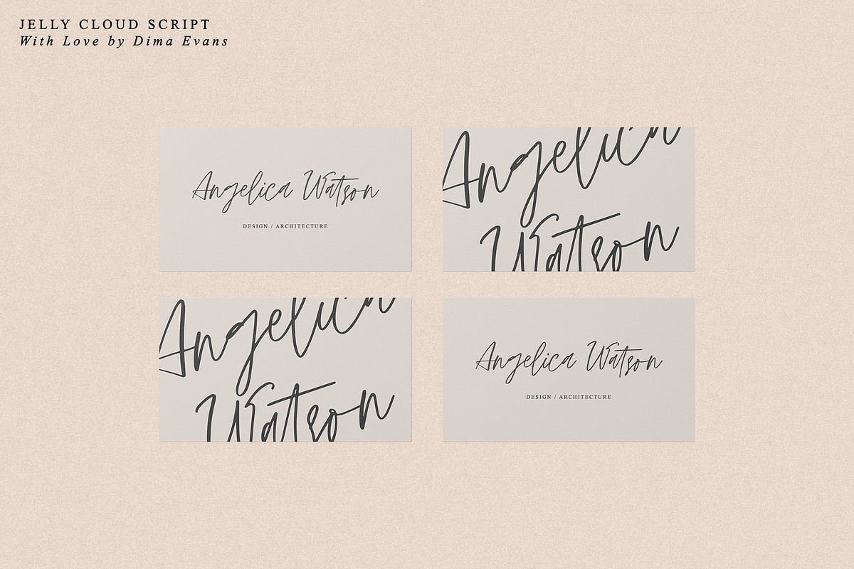 JellyCloud / Font with Swashes preview 3