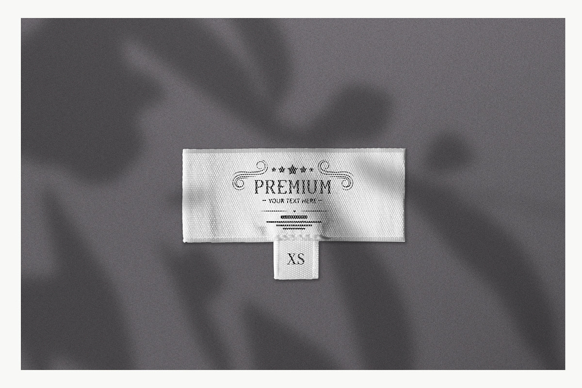 Editable Fashion Label Template, an Apparel Mockup by ReAffirm (Photo 4 of 5)