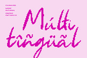 CS Alyaka Pixel, a Script Font by Craft Supply Co. (Thumbnail 7 of 8)