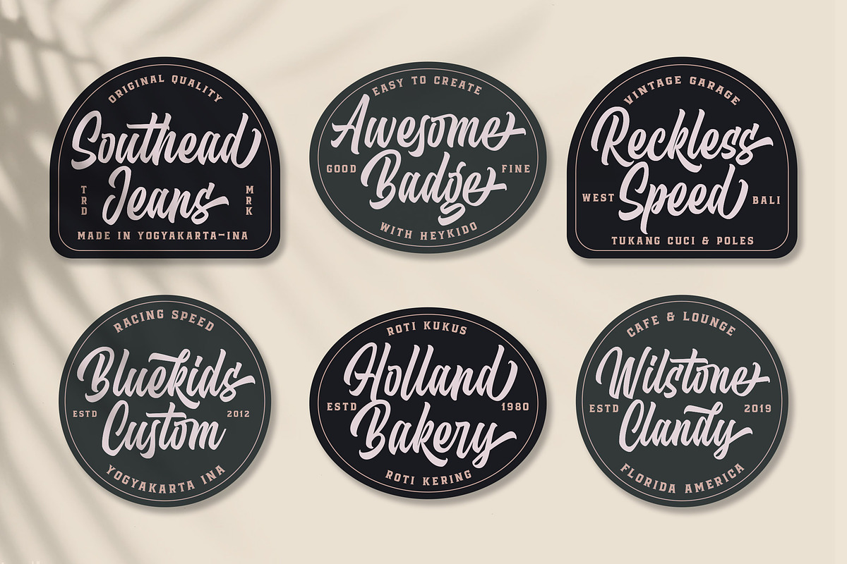 Heykido Script & Serif, a Slab Serif Font by Blankids Studio (Photo 10 of 14)
