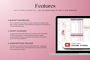 Standard Biweekly Budget - Red, a Templates & Theme by The Creative Plans co (Thumbnail 3 of 10)