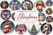Christmas Ornament Sublimation PNG, an Illustration by SinaCreation (Thumbnail 1 of 7)