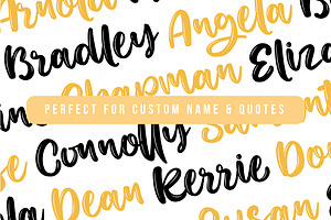 Wafle Mango Handwritten Font