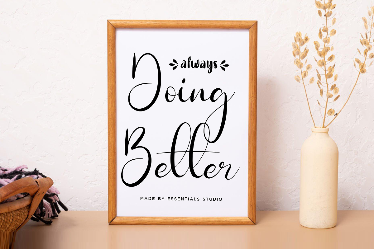 Magnolina, a Script Font by Essentials Studio (Photo 7 of 11)