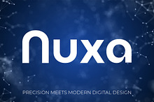 Nuxa Minimalist Tech Typeface