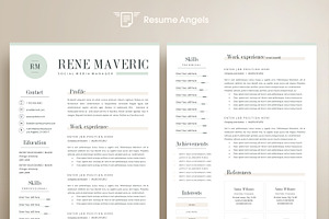 Resume Template 4 Page Mint