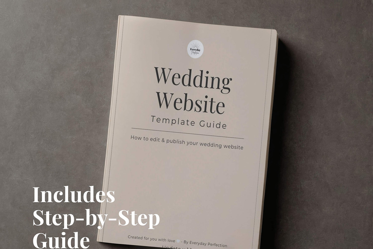 Dark Burgundy Wedding Website, a Landing Page Template by Everyday Perfection (Photo 12 of 13)