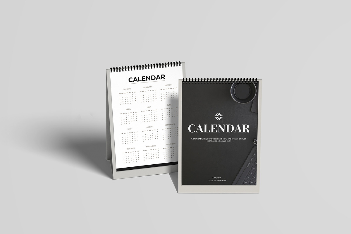 Calendar Mockup, a Books & Magazine Mockup by Lxadesign (Photo 8 of 10)