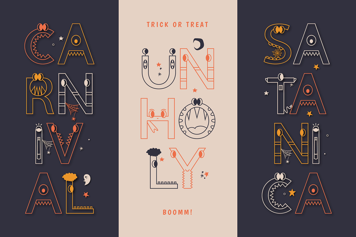 Elmonster Halloween Display Font, a Serif Font by infernostudio3 (Photo 7 of 10)