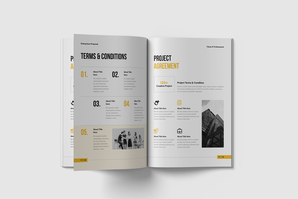 Business Enterprises Proposal, a Brochure Template by NorthPeak (Photo 8 of 11)