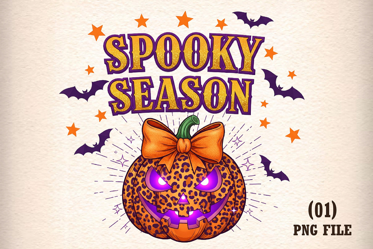Spooky Season Png, an Illustration by DreamArtGraphic (Photo 4 of 5)