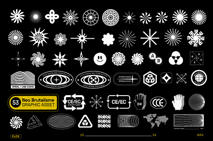 Neo Brutalisme Shapes Graphic Asset, an Object Graphic by Fortunes Co