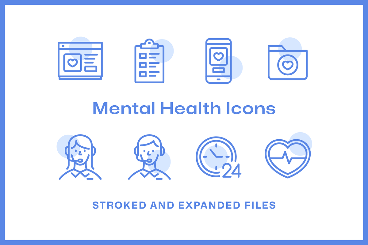 48 Mental Health Icons, a Duotone Icon by Furnace (Photo 5 of 5)