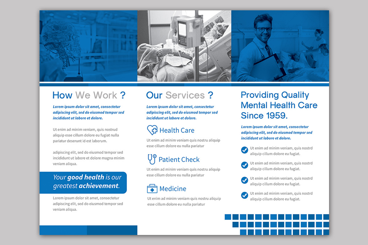 Medical Trifold Brochure, a Brochure Template by Creative  designer (Photo 7 of 7)