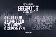 BIGFOOT 2021, a Font by herulogo (Thumbnail 6 of 7)