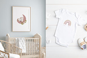 Unicorns, Moon & Rainbow, an Animal Illustration by Nadezhda Mikhailova (Thumbnail 6 of 16)