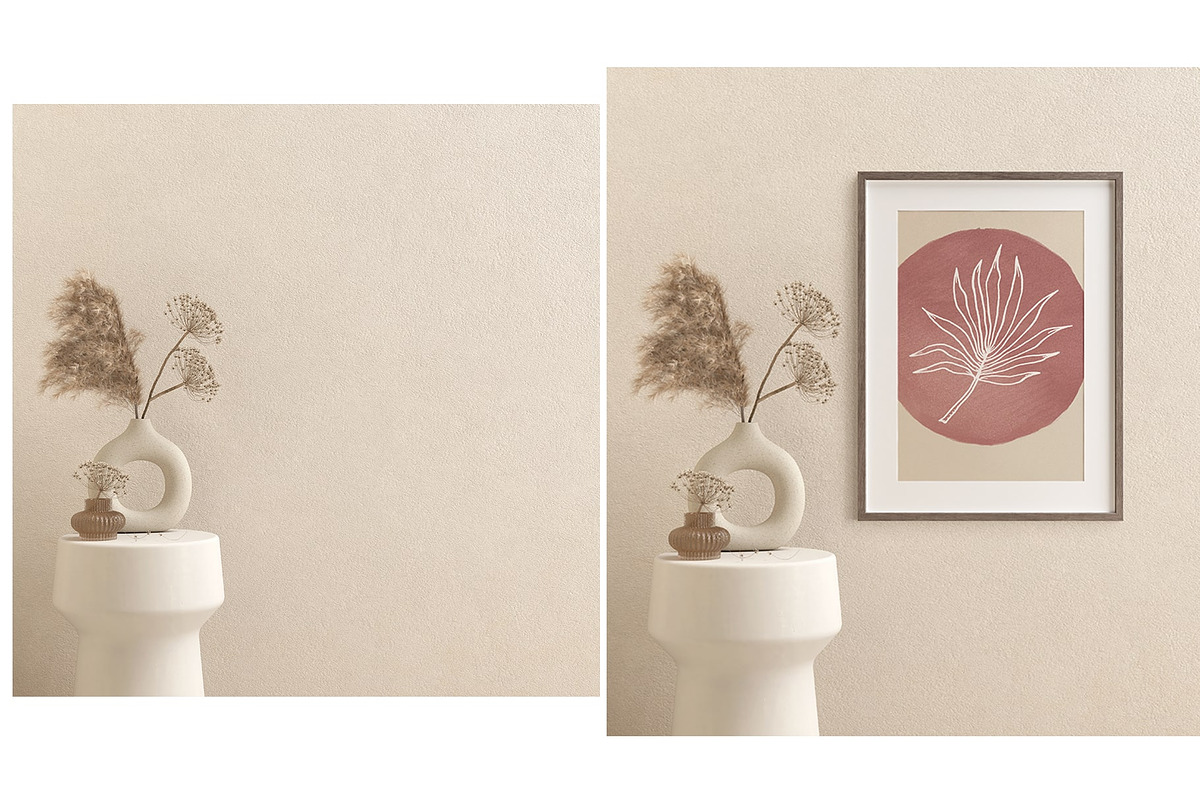 Frame And Artwork Mockup Kit 1, a Print Template by Ceacle Mockup (Photo 16 of 30)