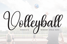 Volleyball | Script Font