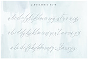 Hello Glamour font with swashes, a Script Font by Rad Fonts (Thumbnail 13 of 15)