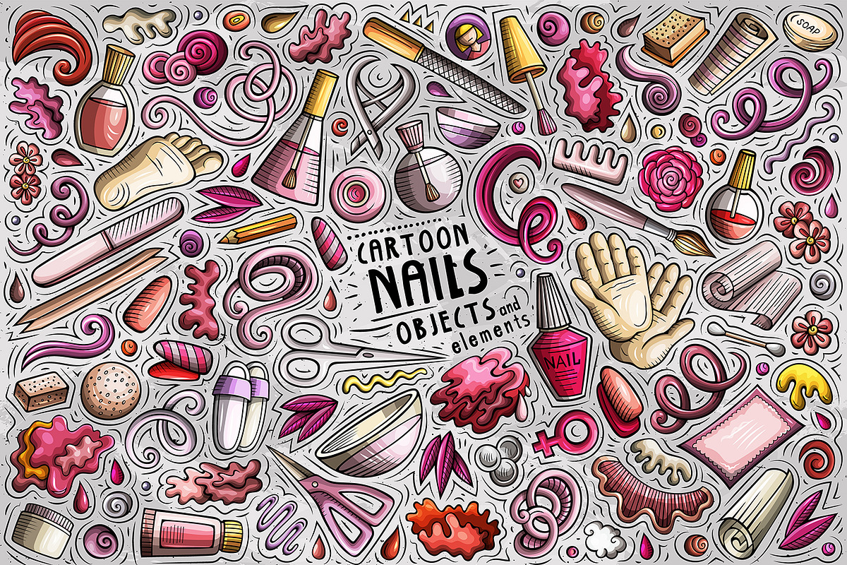 -80% Cartoon Doodle Clipart Bundle 1, a Decorative Illustration by BALABOLKA (Photo 13 of 18)