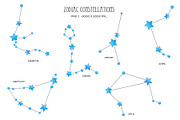 Blue star Zodiac constellation, an Object Illustration by Art and Funny (Thumbnail 2 of 4)