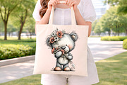 Teddy Bear Clipart Bundle, an Illustration by Digital Artistic99 (Thumbnail 9 of 11)