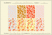 Retro Flowers Collection, a Pattern Graphic by NKTN (Thumbnail 7 of 15)
