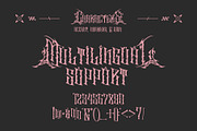 Scarnix - Brutal Heavy Rock Font, a Blackletter Font by Letterara (Thumbnail 13 of 14)