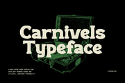Carnivels - Bold Retro Serif Font, a Serif Font by Typeparties (Thumbnail 6 of 12)
